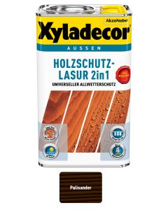 Xyladecor Holzschutz-Lasur 2 in 1 Palisander