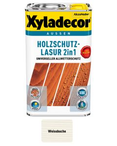 Xyladecor Holzschutz-Lasur 2 in 1 Weissbuche